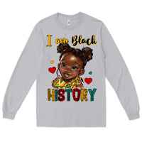Moon Dust i am black history Long Sleeve Tee - HRA Design Shop