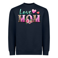 Navy love mom Heavyweight Sweatshirt - Zillion Design Studio