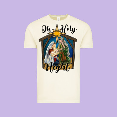 Oh Holy Night Holy Family Vintage Tee Designed By Ranaportraitstore