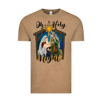 Vintage Coffee oh holy night holy family Vintage Tee - RanaPortraitStore