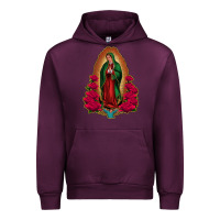 Mauve Wine Our Lady of Guadalupe Urban Hoodie - Bettercallsaul