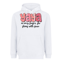 White yaya in every season, she shines with grace Heavyweight Hoodie - MaliasSmallBusiness