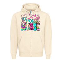 Sandshell proud nurse Zipper Hoodie - BundleAndBundleShop