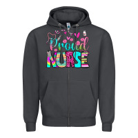 Smoke proud nurse Zipper Hoodie - BundleAndBundleShop