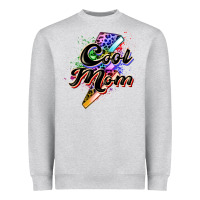 Heather Grey cool mom Heavyweight Sweatshirt - Zillion Design Studio