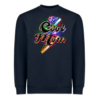 Navy cool mom Heavyweight Sweatshirt - Zillion Design Studio