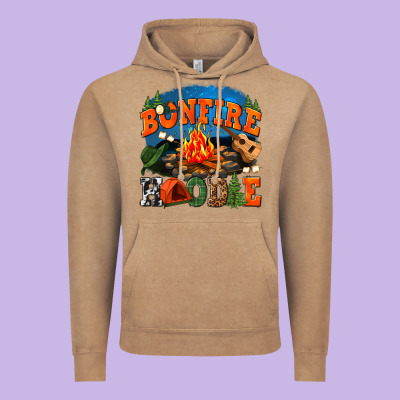 Bonfire Hoodie Vintage Hoodie Designed By Texasbilliewilder