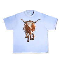 Grape Ice longhorn cow Urban Heavy Tee - RanaPortraitStore