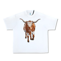 White longhorn cow Urban Heavy Tee - RanaPortraitStore