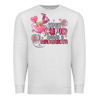 Oatmeal Heather even cupid needs a margarita Premium Sweatshirt - MaliasSmallBusiness