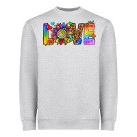 Heather Grey lgbtq love Heavyweight Sweatshirt - texasbilliewilder