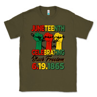 Army Green juneteenth celebrating black freedom Classic Tee - HRA Design Shop