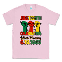 Bubblegum Pink juneteenth celebrating black freedom Classic Tee - HRA Design Shop