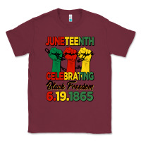 Burgundy juneteenth celebrating black freedom Classic Tee - HRA Design Shop