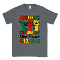Charcoal Heather juneteenth celebrating black freedom Classic Tee - HRA Design Shop