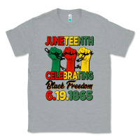 Heather Grey juneteenth celebrating black freedom Classic Tee - HRA Design Shop