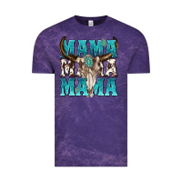 Cloud Purple mama mama mama Vintage Tee - texasbilliewilder