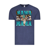 Vintage Denim mama mama mama Vintage Tee - texasbilliewilder