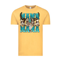 Vintage Mustard mama mama mama Vintage Tee - texasbilliewilder