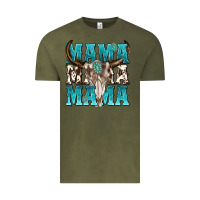 Vintage Olive mama mama mama Vintage Tee - texasbilliewilder