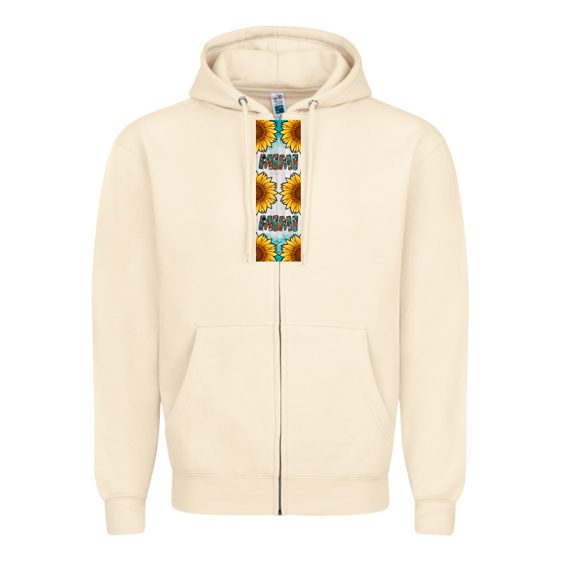 Mimi Sunflower Leopard  Pen Wrap Zipper Hoodie by Artiststas | Teevron