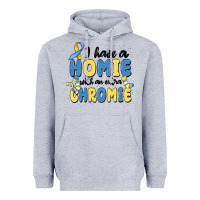 Heather Grey i have homie with an extra chromie Heavyweight Hoodie - MaliasSmallBusiness