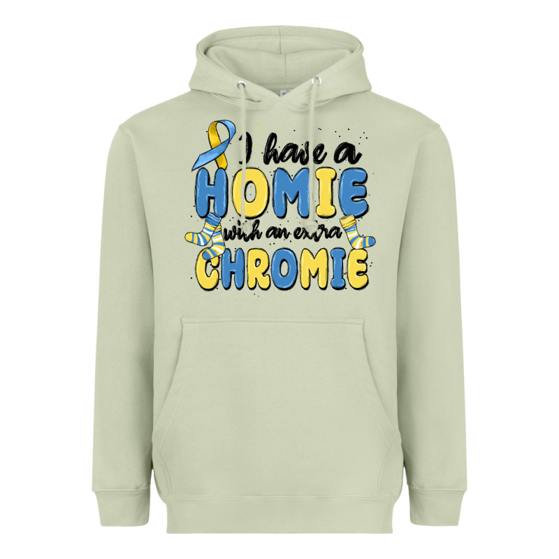 I Have Homie With An Extra Chromie Heavyweight Hoodie by MaliasSmallBusiness | Teevron