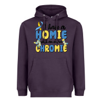 Plum i have homie with an extra chromie Heavyweight Hoodie - MaliasSmallBusiness