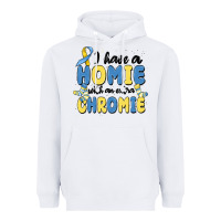 White i have homie with an extra chromie Heavyweight Hoodie - MaliasSmallBusiness