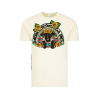 Vintage Arctic suffolk ewe front sunflowers rainbow Vintage Tee - BarkalooDesign