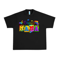 Black proud mama Urban Heavy Tee - Zillion Design Studio