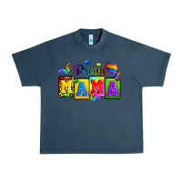 Midnight Navy proud mama Urban Heavy Tee - Zillion Design Studio