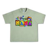 Oil Green proud mama Urban Heavy Tee - Zillion Design Studio