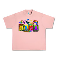 Salmon proud mama Urban Heavy Tee - Zillion Design Studio