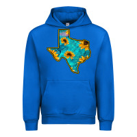 Cobalt Sunflower Turquoise Texas Urban Hoodie - Bettercallsaul