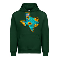 Forest Green Sunflower Turquoise Texas Urban Hoodie - Bettercallsaul