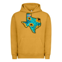 Pigment Peanut Butter Sunflower Turquoise Texas Urban Hoodie - Bettercallsaul