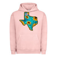Pigment Salmon Sunflower Turquoise Texas Urban Hoodie - Bettercallsaul