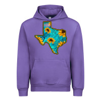 Tulip Sunflower Turquoise Texas Urban Hoodie - Bettercallsaul