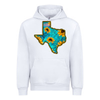 White Sunflower Turquoise Texas Urban Hoodie - Bettercallsaul