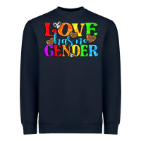 Navy love has no gender pride lgbtq Heavyweight Sweatshirt - texasbilliewilder