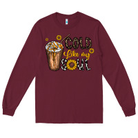 Burgundy cold like my soul Long Sleeve Tee - CowhideDigitalArt