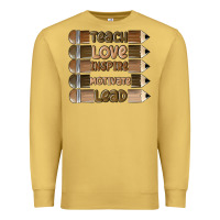 Antique Gold teach love inspire Premium Sweatshirt - MaliasSmallBusiness