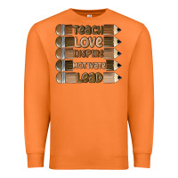 Carrot teach love inspire Premium Sweatshirt - MaliasSmallBusiness