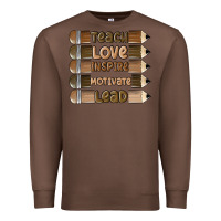 Chestnut teach love inspire Premium Sweatshirt - MaliasSmallBusiness