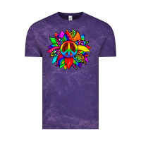 Cloud Purple pride sunflower Vintage Tee - Zillion Design Studio