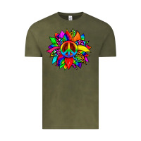 Vintage Olive pride sunflower Vintage Tee - Zillion Design Studio