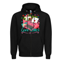 Black love letter with typewriter Zipper Hoodie - AdoDesignShop