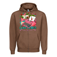 Chestnut love letter with typewriter Zipper Hoodie - AdoDesignShop