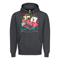 Smoke love letter with typewriter Zipper Hoodie - AdoDesignShop